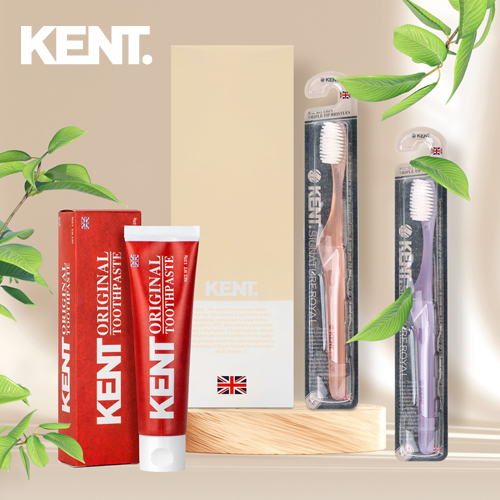 [KENT] 켄트 시그니처 로얄세트 2호(칫솔 2p + 치약120g 1p 구성)
